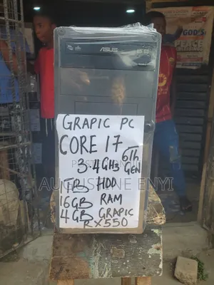 Desktop Computer Asus TUF Gaming FX10CP 16GB Intel Core I7 HDD 1T