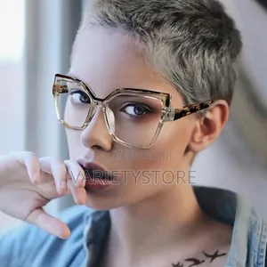 Big Frame Cat Eye Computer Anti-Blue Light Blocking Glasses