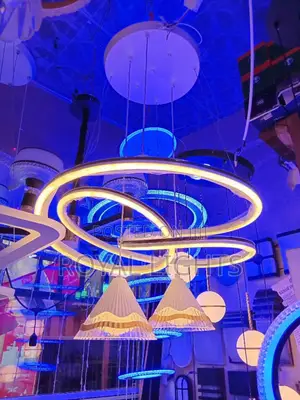 Led Chandelier With Flower