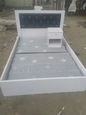 6ft X 4.5ft Bedframe. Off-White