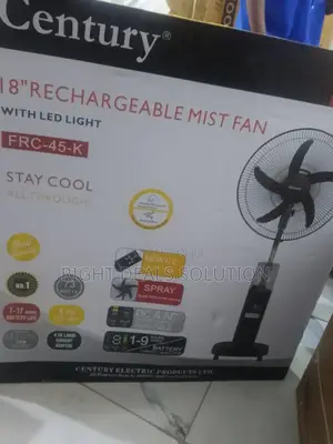Turn Up the Chill: Century’S Portable Standing Mist Fan