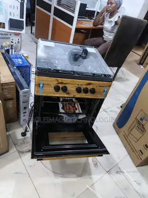 Maxi Standing 3+1 Cooker Wood Finish Grill Oven
