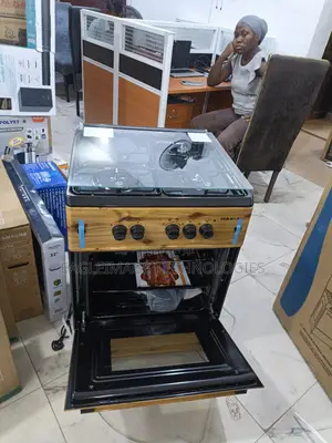 Maxi Wood Gas Cooker 60x60 3 Gas +1 Hotplate