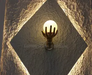 Hand Gold Wall Light