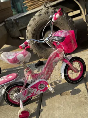 Pink 12-Inch Children's Bicycle
