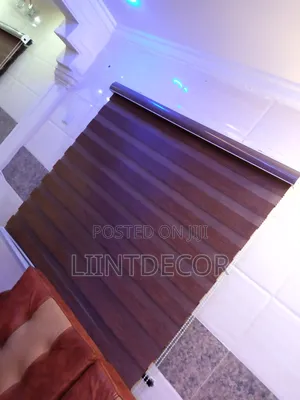 Rugged Grade Coffee Brown Day and Night Window Blinds (Per SQFT Mtr)