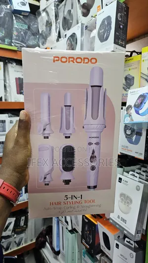 Porodo 5-in-1 Hair Styling Tool