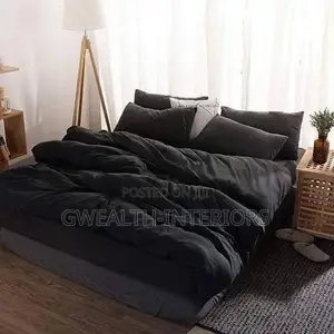 Plain Black Original 100% Duvets Set