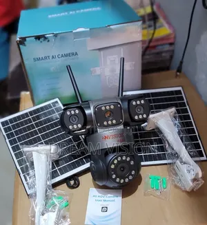 Three Lens Intelligent Solar Camera