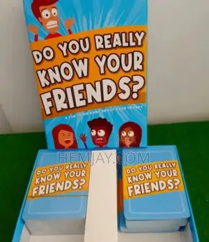 Do You Really Know Your Friends "Card Games".Click to See More Images