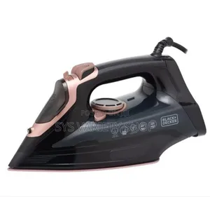 Black+Decker Steam Iron for Clothes 3000w