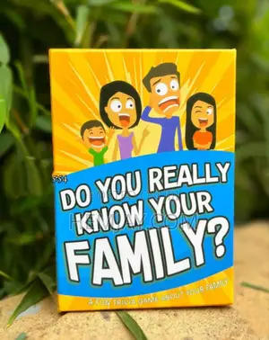 Do You Really Know Your Family Card Game. (Click to See More 