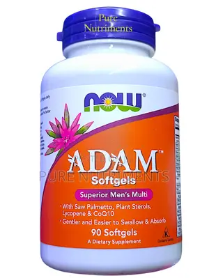 Now Adam Men’S Multivitamin Softgels With Saw Palmetto – 90 Softgels