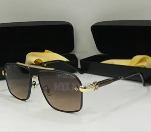 *Louis Vuitton‐Inspired Rimmed  Sunglasses*