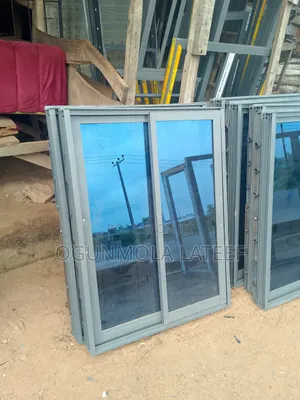 Sliding Aluminum Window With Net and Burglary
