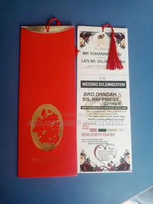Invitation Card 50 Pieces in a Pack