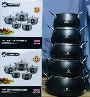 Master Chef 10pcs Non-Stick Cookware Set