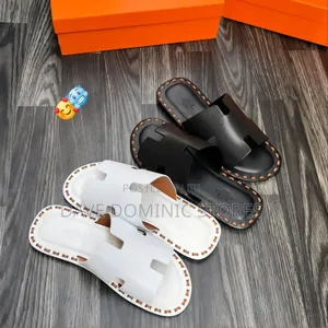 Original Hermes Cover Thread Side Mule Sandals