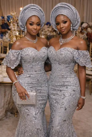 Net Sequins Lace (Luxury Fashion)