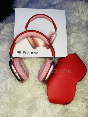 P9 Pro Max Bluetooth Headset ,Available in Black,Blue,Red,Purple,Green