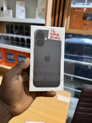 New Apple iPhone 16 128 GB Black