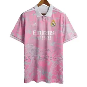 Adidas Real Madrid Pink Dragon Edition Jersey