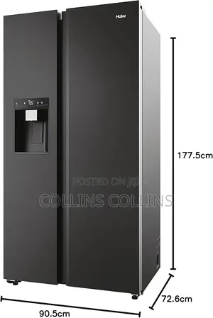 Haier 601 Litres Series 5 Freestanding American Fridge Freezer