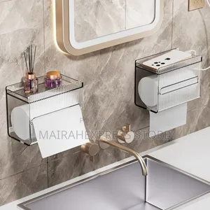 Wall Mounted Acrylic Tissue Rack B3s
