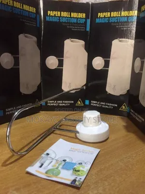 Stainless Steel Suction Tissue Paper Hanger