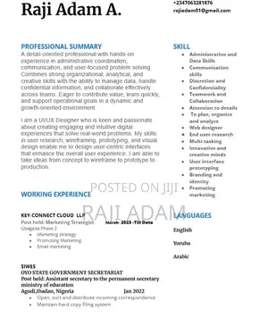 Remote CV (Work From Home