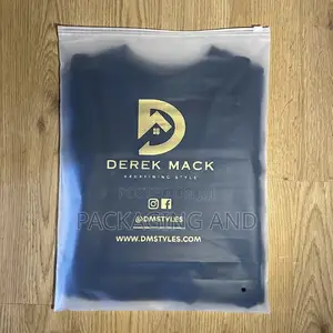 Printed Frosted Ziplock Bags for Boutiques (14x20inch) Large - Moq:100