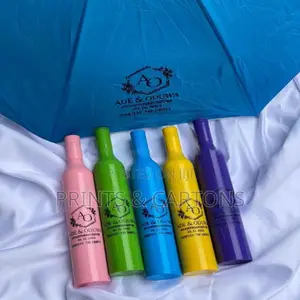 Bottle Shape Umbrella Branding For Occasions''
