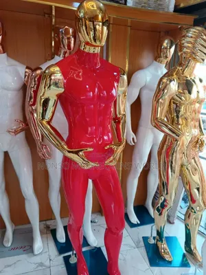 High Quality Huge Chrome Male Mannequins