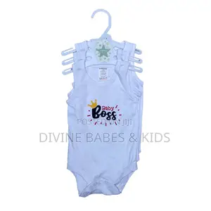 3pcs New Born Baby Unisex Body Suits Wears-Multi Color