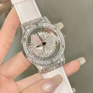 Butterfly Rotating Watch Diamond Watch Woman Watches Woman Gift