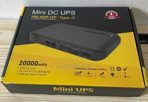 Ske Mini Dc Ups Poe-830p-LFP 20000mah Power Backup