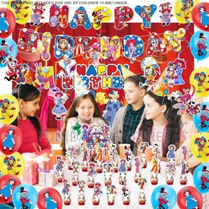 51pcs Amazing Digital Anime Circus Party Decorations