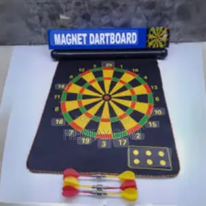 Standard Magnetic Leather Dart Board "Click to See Different Designs"