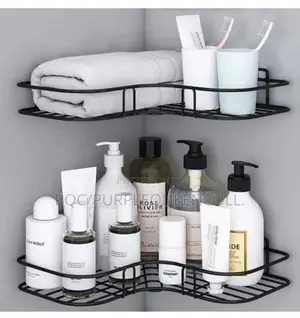 Bathroom Metal Corner Shelf Rack