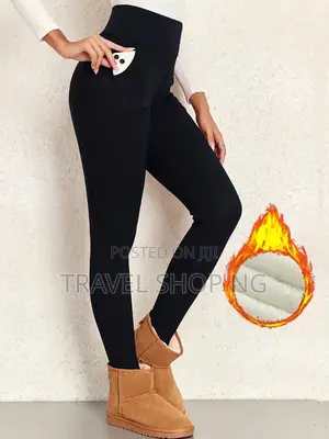 Lambskin-lined Leggings With Pockets – Warm, Cozy Practical