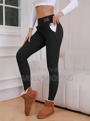Lambskin-lined Leggings With Pockets – Warm, Cozy Practical