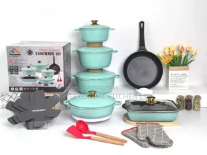 Phisma 18pcs Granite Cookware
