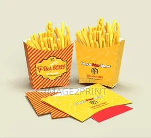 French Fries Box Printing
