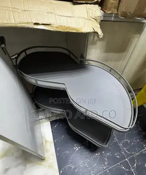 Swing Magic Corner, Kitchen Pot Rack, Built-in Slippers Magic Corner