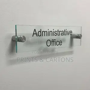 Acrylic Name Plate Branding