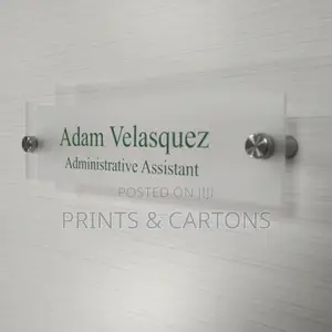 Branded Acrylic Name Plate for Offices