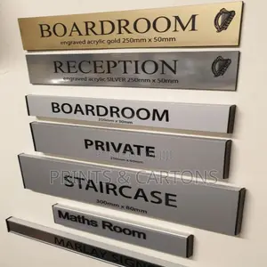 Metal Door Sign Branding