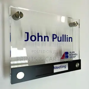 Printed Sliding Door Signs