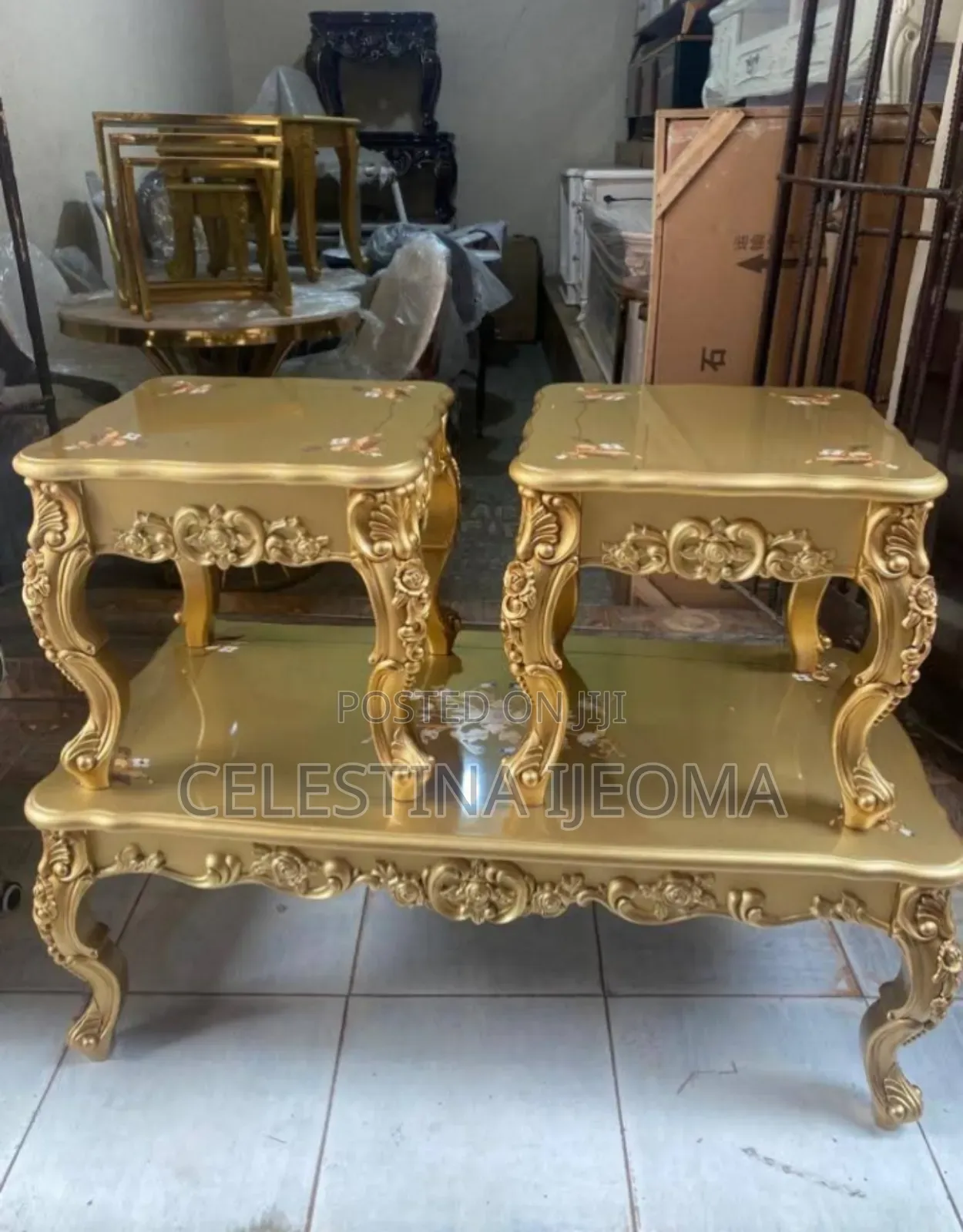 Centre Table and Side Stool