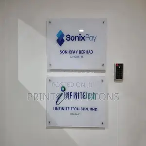Acrylic Sign Board Printing